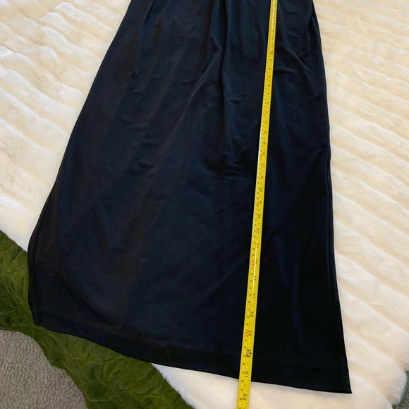 Calvin Klein Black Sleeveless Jersey Gown Size 10 - Picture 11 of 16